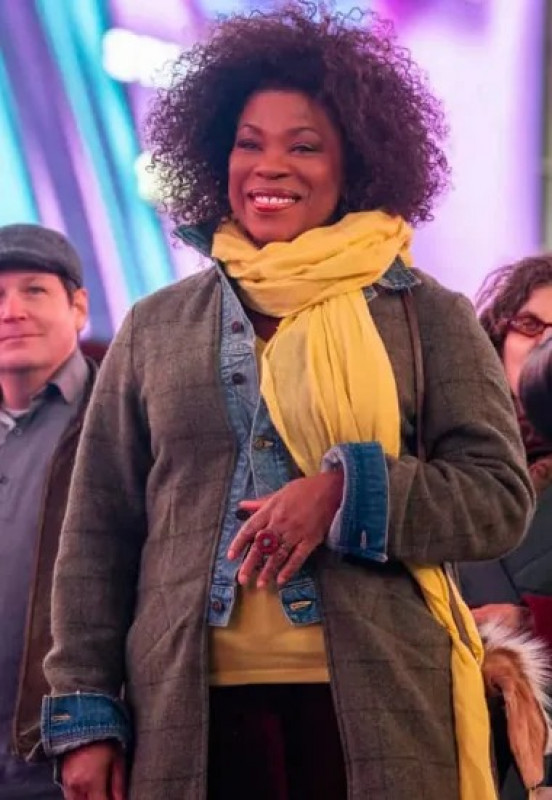 The Equalizer Lorraine Toussaint Wool and Denim Coat: 