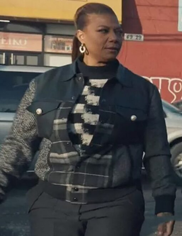 Queen Latifah The Equalizer S02 Plaid Wool Jacket: jacket  