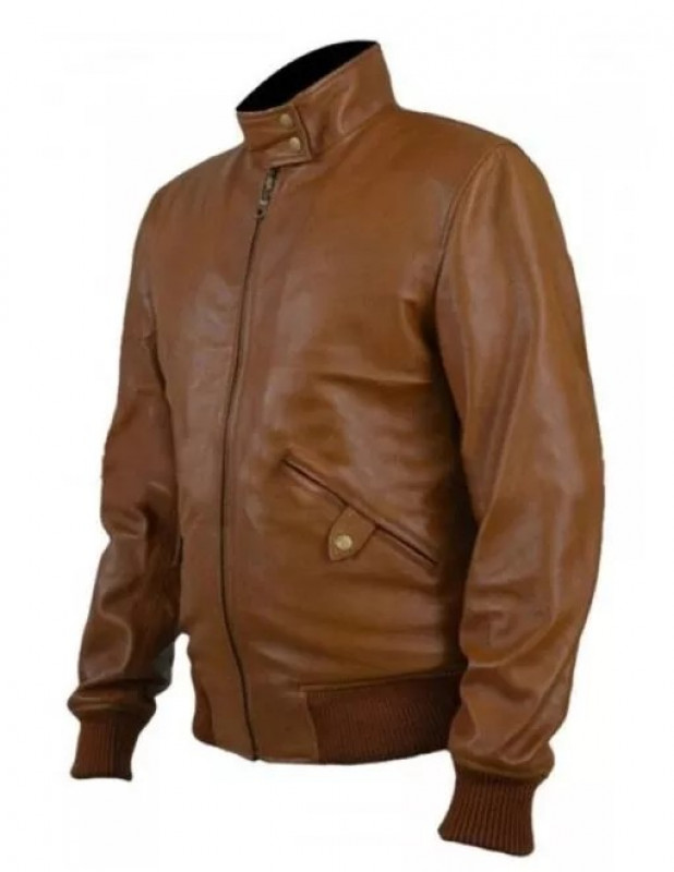 Boyd Holbrook Narcos Brown Bomber Leather Jacket: jacket,  Leather jacket  