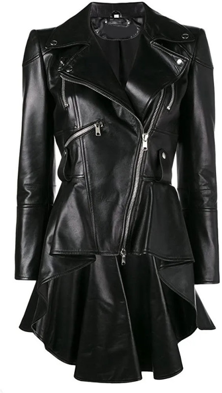 Womens Takitop Black Genuine Leather Jacket: Leather jacket  