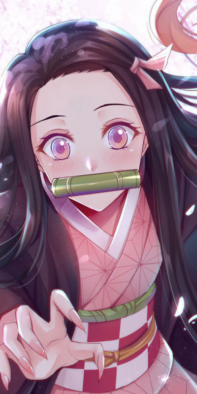 Nezuko Kamado iPhone Wallpaper - Anime: Demon Slayer: Kimetsu no Yaiba: Pretty Anime  