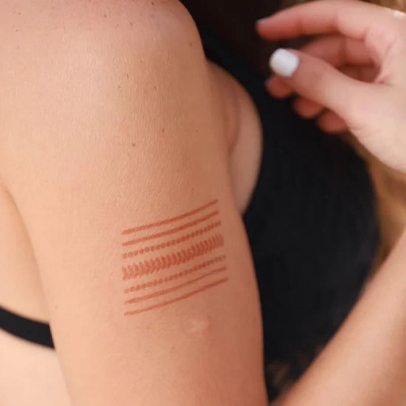 Miami Henna Tattoo Stencil: 