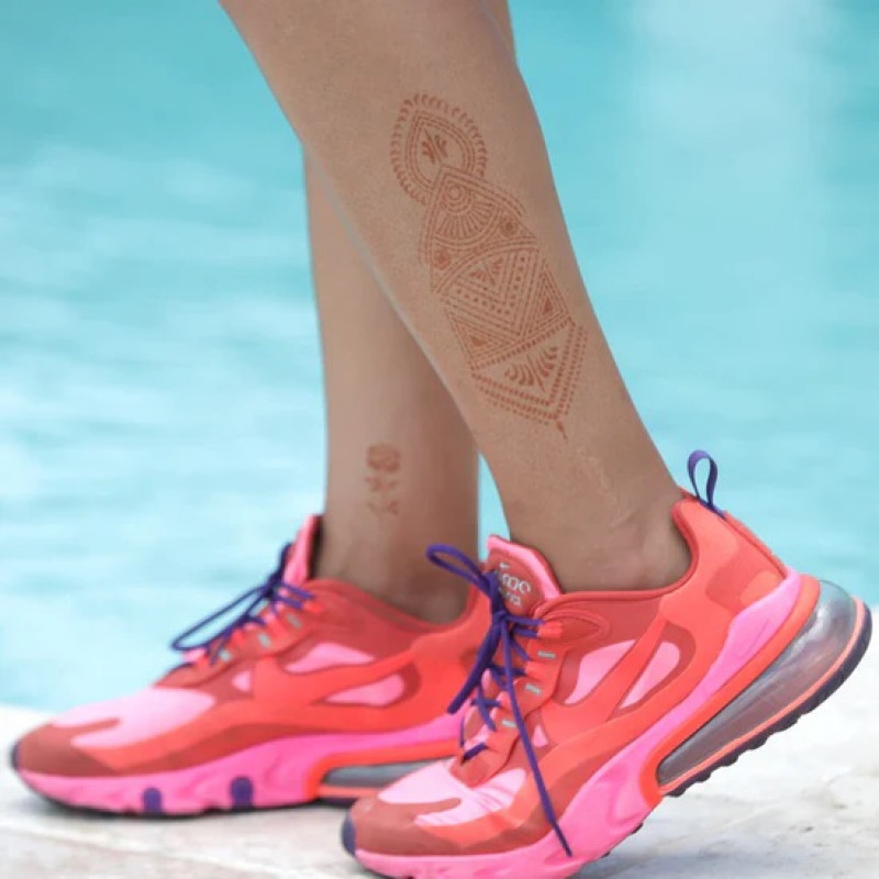 Zena Henna Tattoo Stencil: 