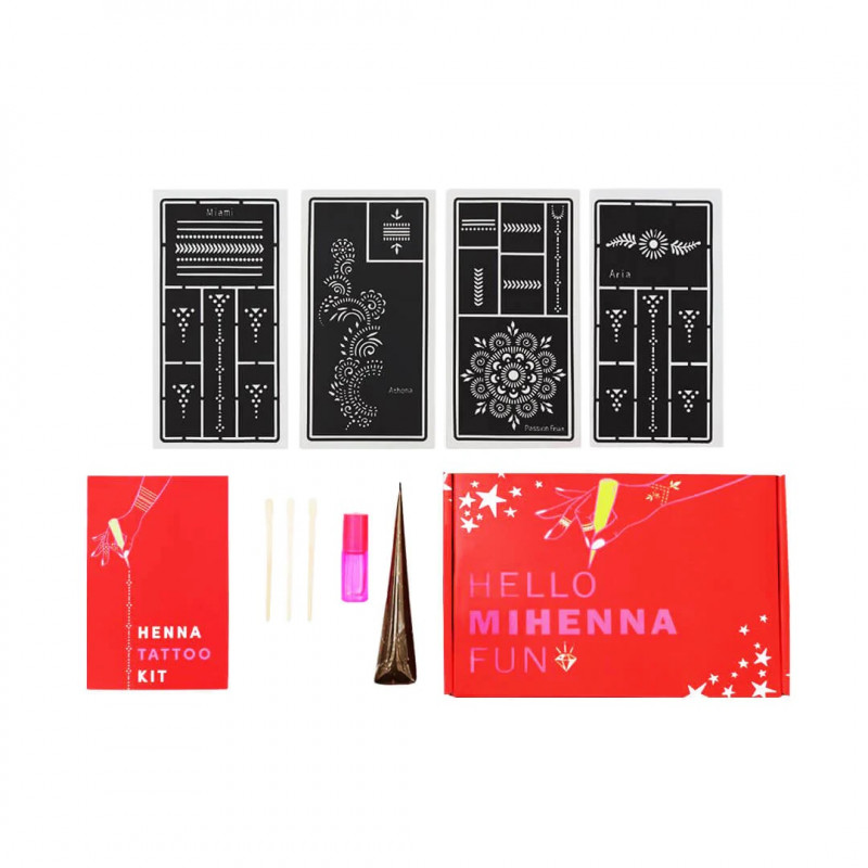 Build Your Own Henna Kit [4 Stencils]: 