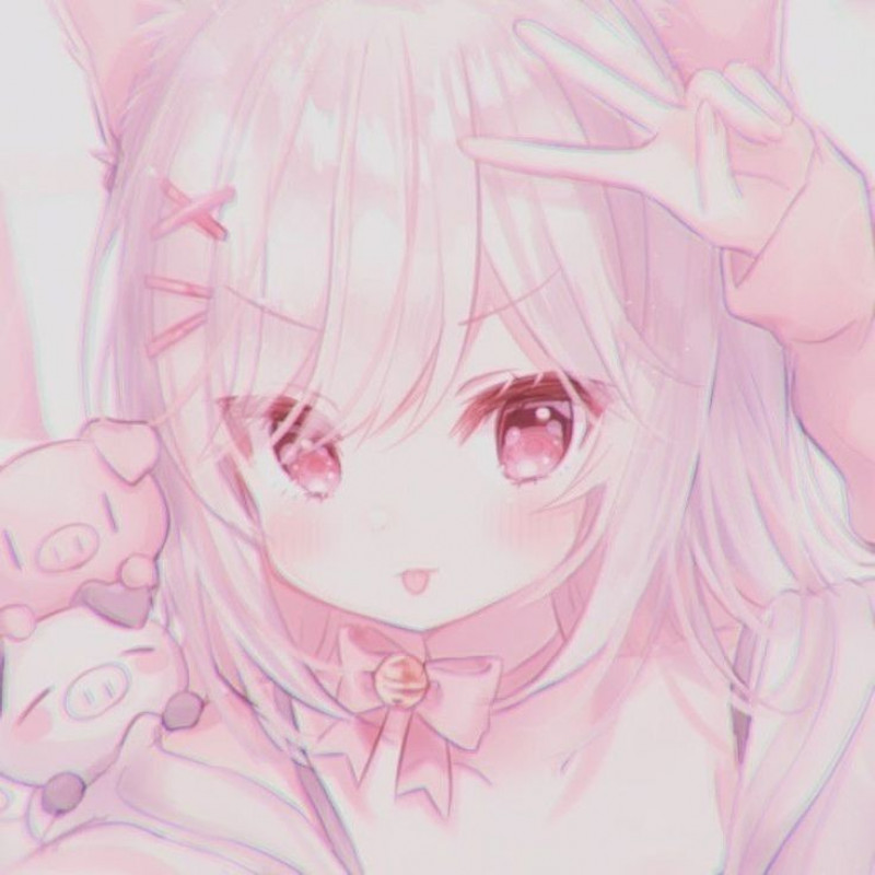 Pink cat kosecka manga rainbow cat animal anime child white pink  HD wallpaper  Peakpx