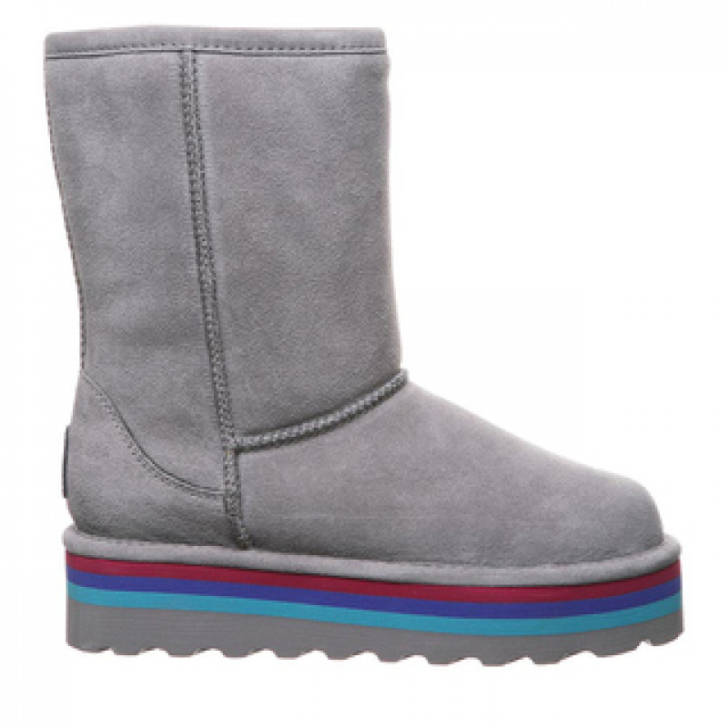 BEARPAW® Womens Gray Boots Are a Great Winter Choice for Everyone: 