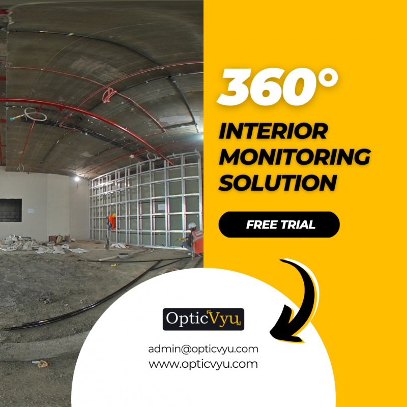 360-Degree Interior Construction monitoring: 