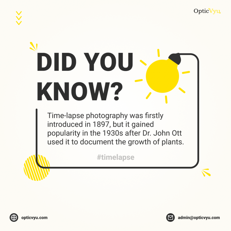 Time lapse fact: 