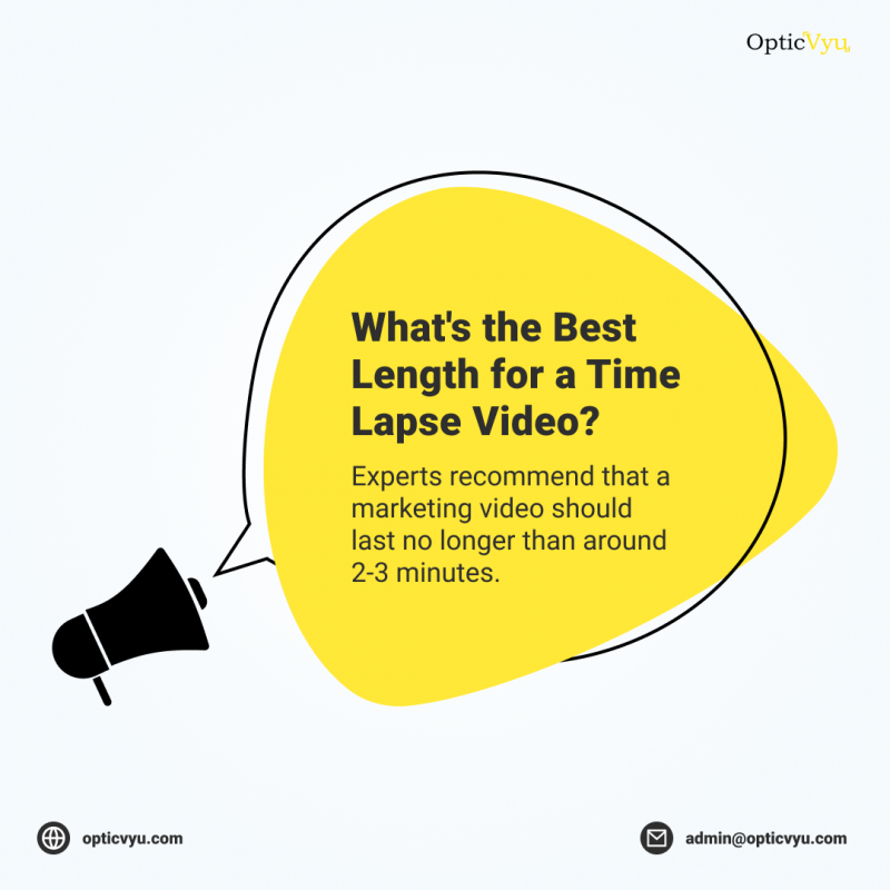 best length for time-lapse video: 