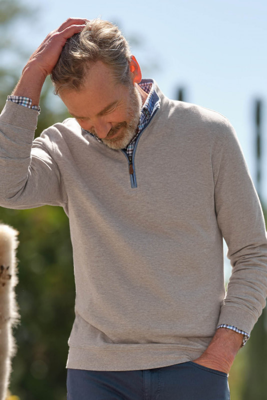 Get a Cool and Lightweight 1/4 Zip Pullover From johnnie-O: 
