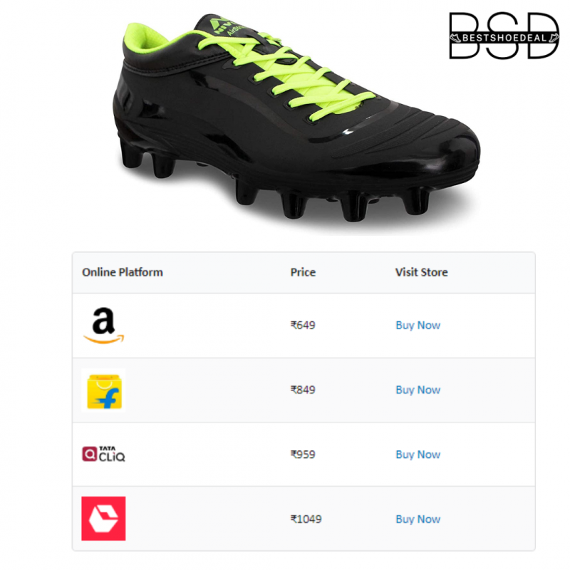 Nivia Airstrike Football Studs: 