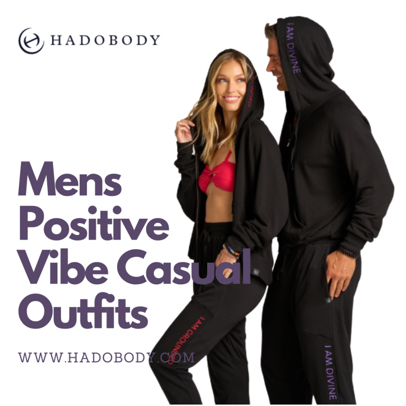 Mens Positive Vibe Casual Outfits at Hadobody: 
