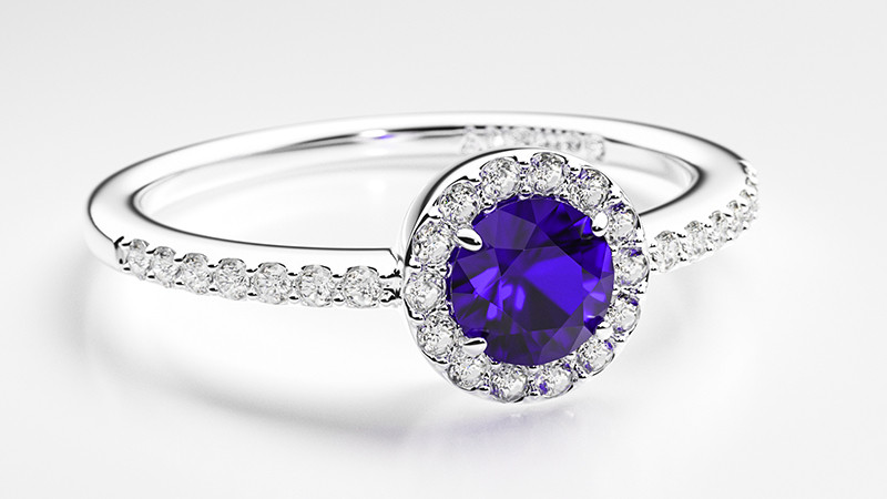 Make Her Feel Precious With Tanzanite Engagement Ring: 