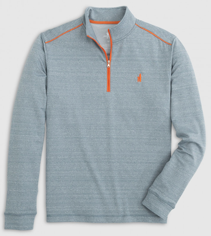 The Finney Striped Quarter Zip Hoodie From johnnie-O Puts a Unique Spin on Pullovers: 
