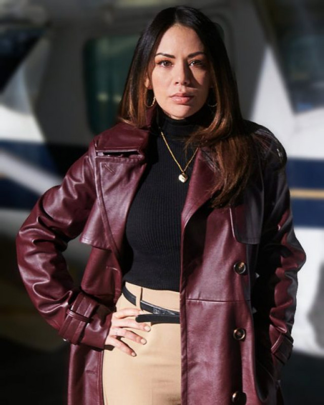 Family History Mysteries Buried Past 2023 Janel Parrish Coat: 