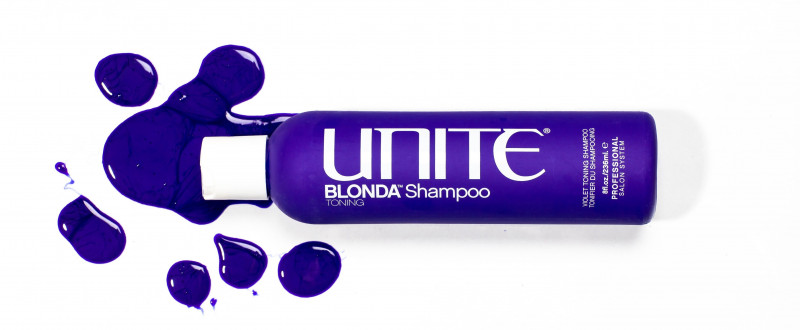 Check Out UNITE Hair’s Toning Violet Shampoo for an Instant Bright Blonde Revival: 