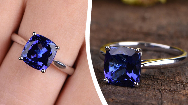 Antique Tanzanite Engagement Rings: A Unique Way to Surprise Your Girlfriend: 