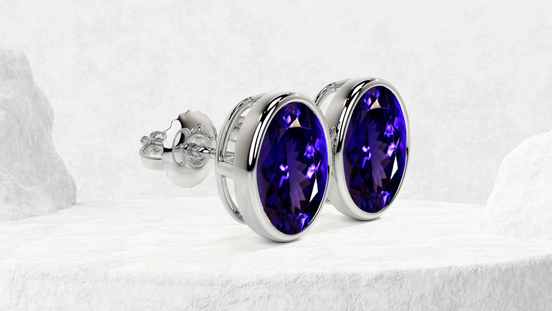 Tanzanite Earrings: The Best Jewelry Collection: 