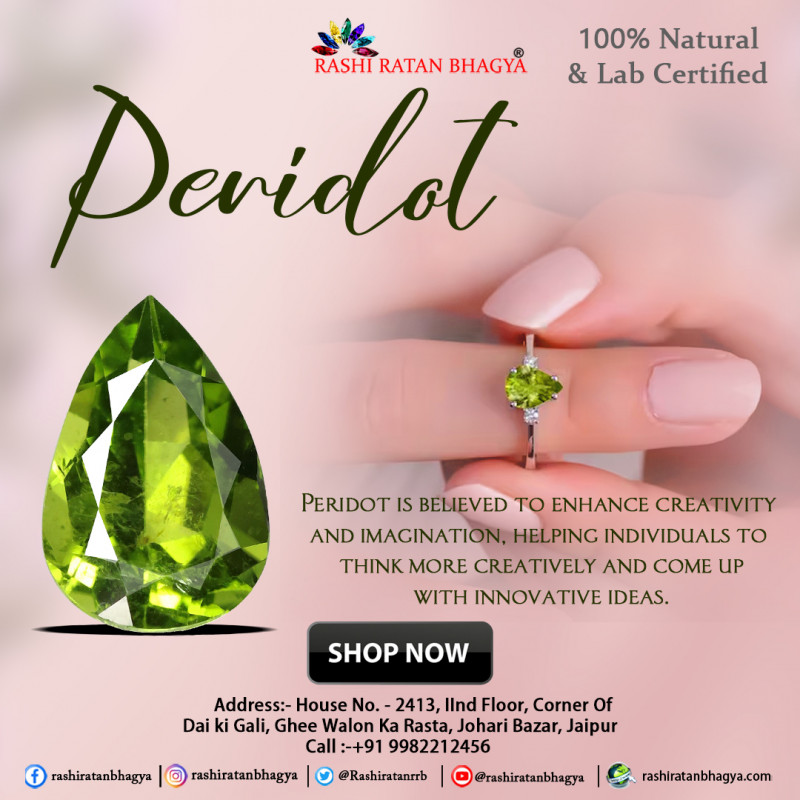 Buy Natural Peridot Stone Online At Best Price: 