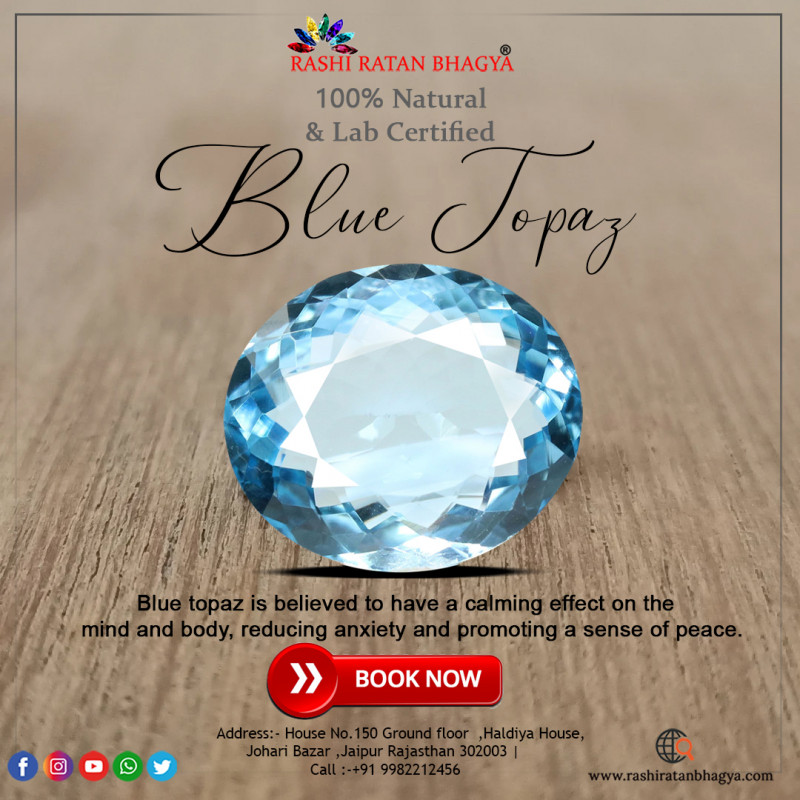 Buy Blue Topaz Gemstone Online at Best Price: 