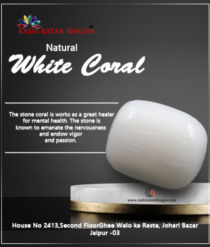 Get Certified White Coral stone at Best Price: 