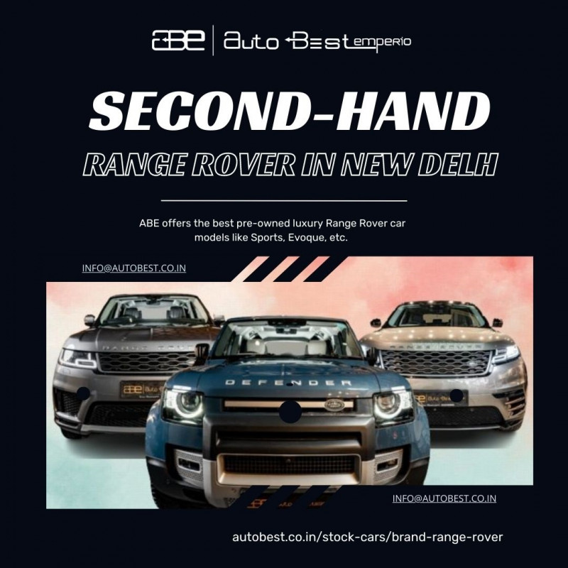 Buy Second-Hand Range Rover In New Delhi: 