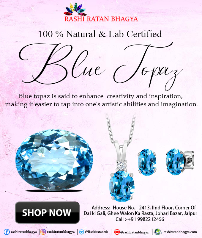 Get Blue Topaz Stone Online at Affordable Price: 