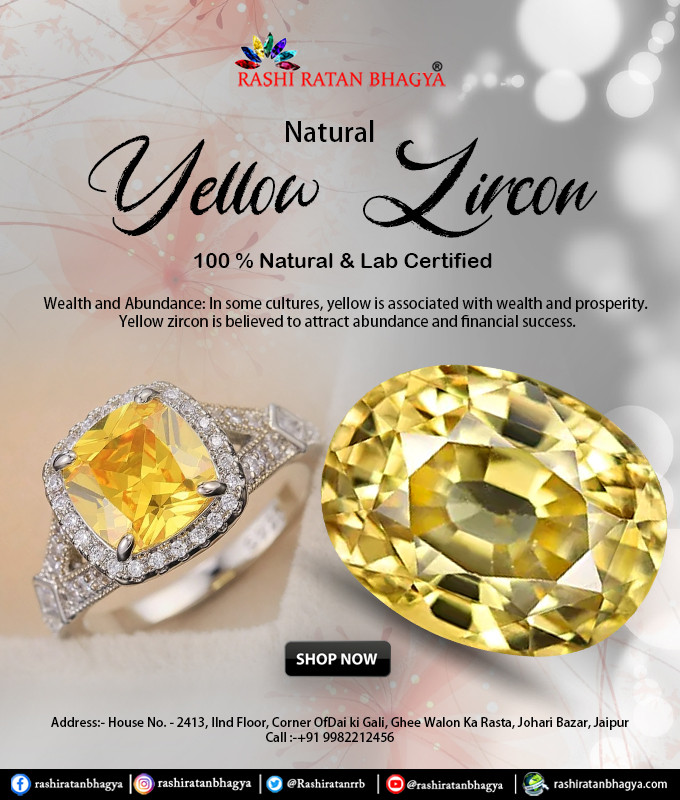 Shop Original Yellow Zircon Gemstone at Best Price in India: 