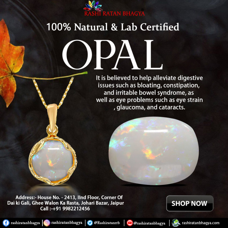 Get Lab Certified Opal Stone Online from RashiRatanBhagya: 