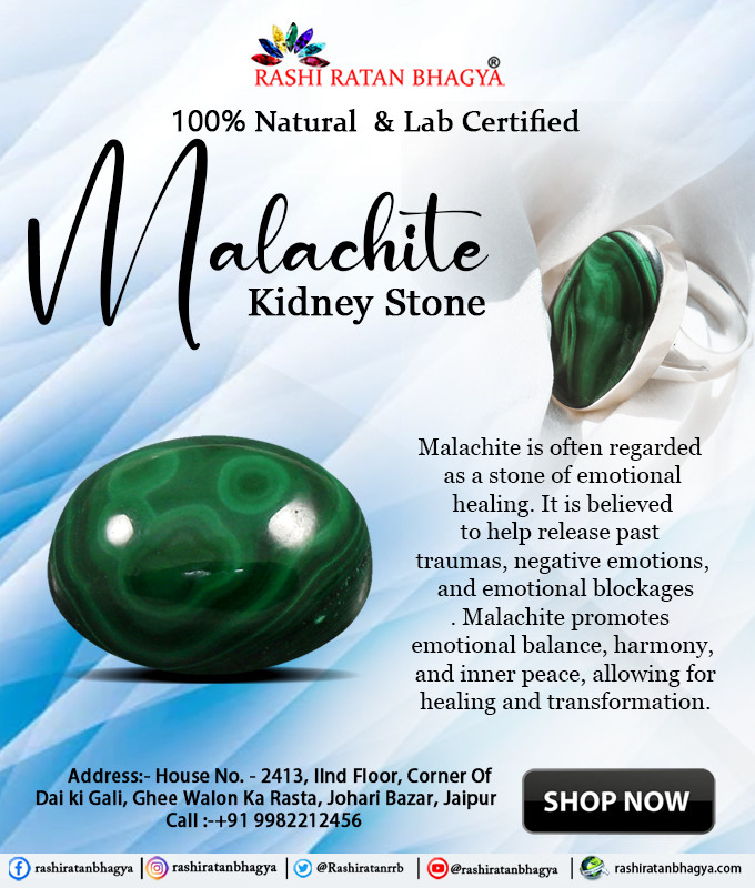 Shop Certified Malachite Stone Online At Best Price: 