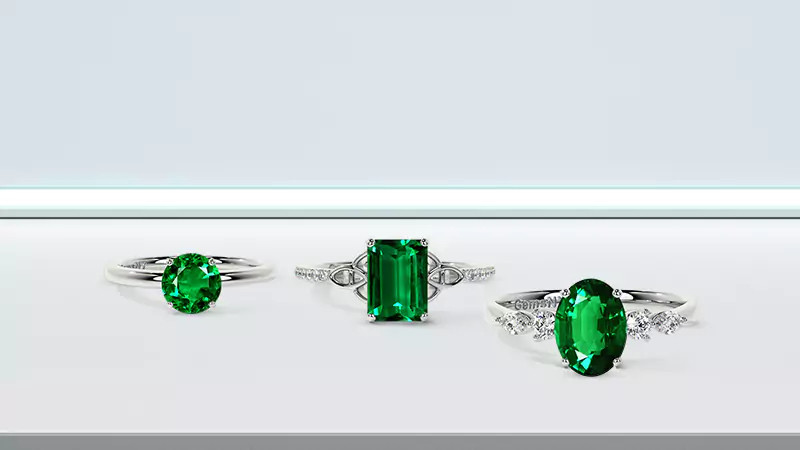 Guide to choose the best emerald ring styles for women: 