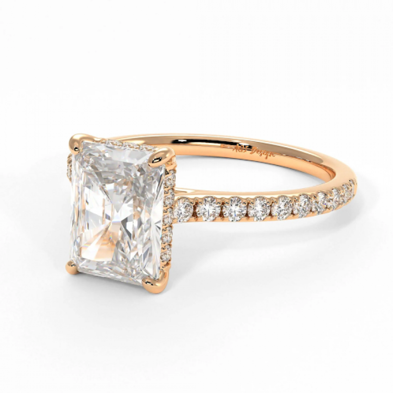 Exude Timeless Grace: Exquisite Custom-made Moissanite Rings: 