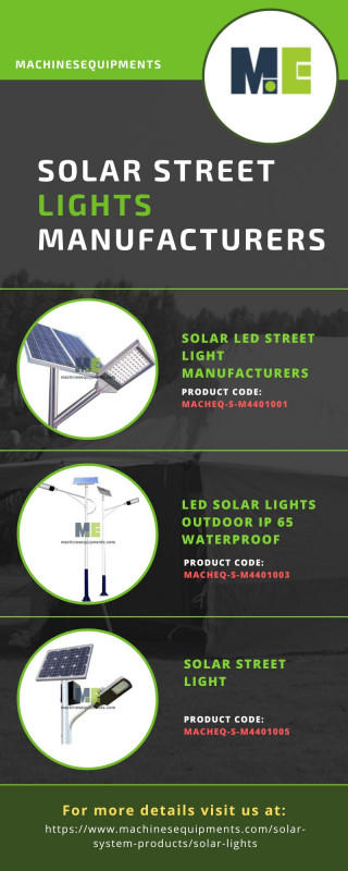 Solar Street Lights Manufacturers: 