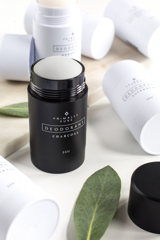 This Summer, Stay Fresh All Day Long with Primally Pure Deodorant with Charcoal: 