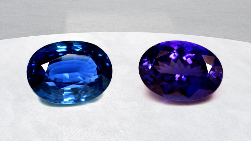 The Ultimate Guide: Choosing Between Blue Sapphire and Tanzanite Stud Earrings: 