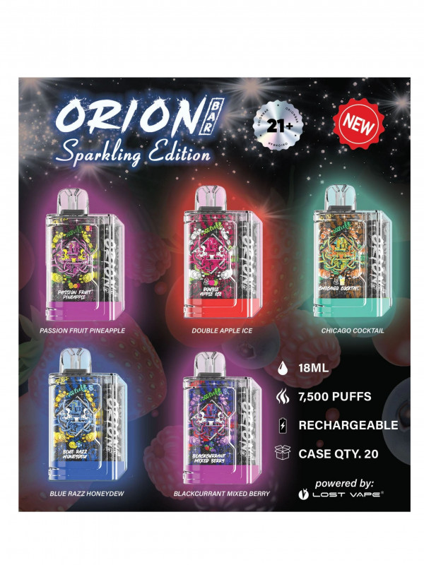 Enjoy the Continuous Puff Delivery: Orion Vape 7500 Puffs: 