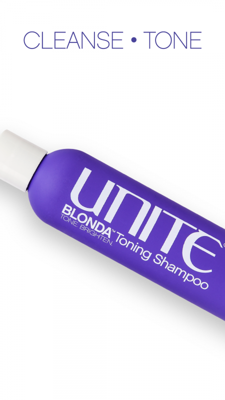 Discover Toning Violet Shampoo for Blondes From UNITE Hair for Stunning Results: 