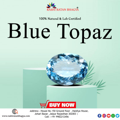 Get Natural Blue Topaz Online at Best Price in India: 