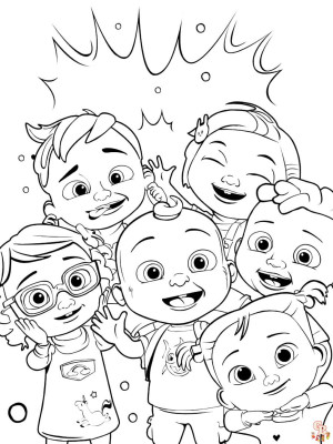 Cocomelon Coloring Pages: Unleash Your Child's Creative Magic: 