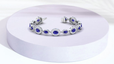 The Latest Look with Tanzanite Bracelets for Women: 