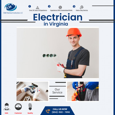 Commercial Electrician in Virginia: 