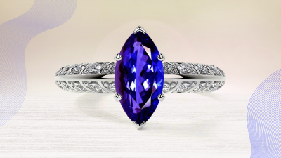 Tanzanite Ring: Exotic Gift For December Born: 