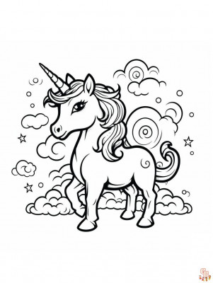 Explore Magical Unicorn Coloring Pages: 