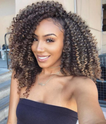 Dive into Style with Curly Crochet Hair: Crafted Curls: 