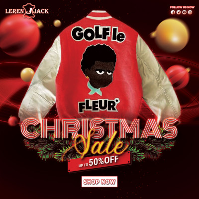 Golf Call Me If You Get Lost Red Varsity Jacket: 