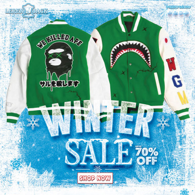 Robert Phillipe We Killed Ape Varsity Green Jacket: 