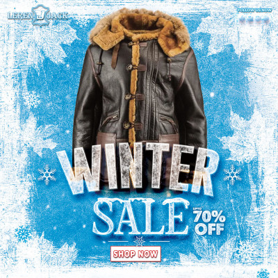 WWII B7 Shearling Leather Parka: 