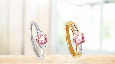 Morganite Wedding Rings: A Unique Token of Love: 