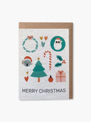 Green Festivities: Plantable Christmas Cards by Paper and Bloom: 