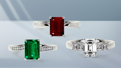 Top 5 Emerald Cut Rings To Fall In Love With: 